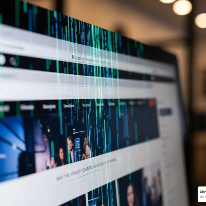 Fast loading website design