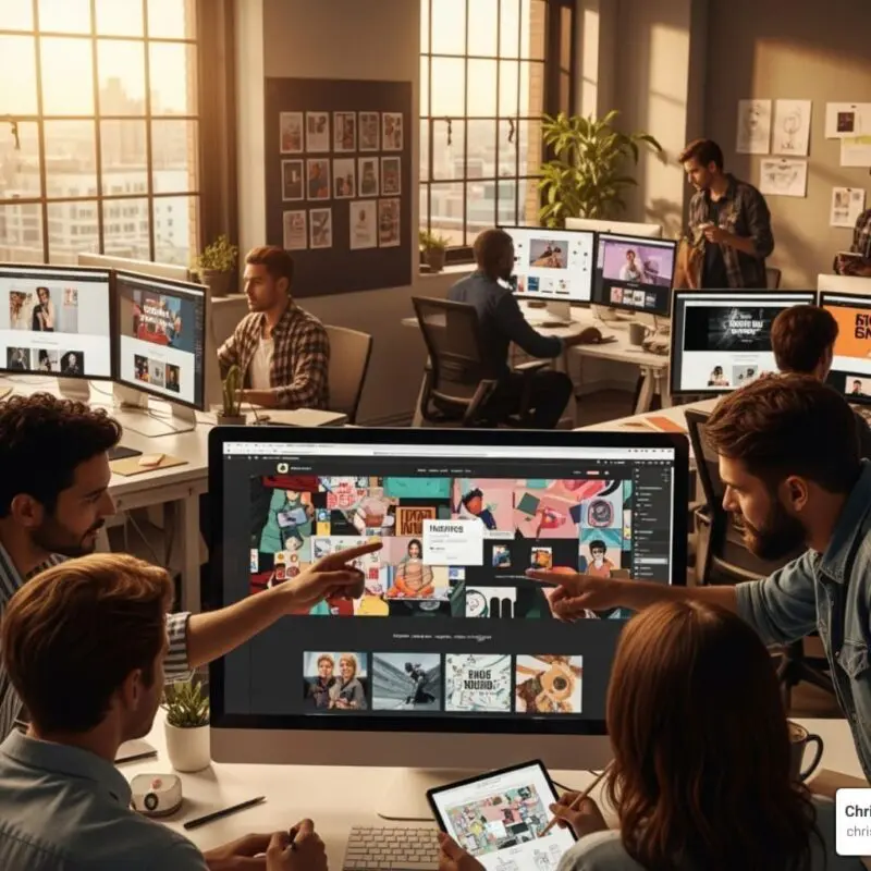 website designs - video editing course