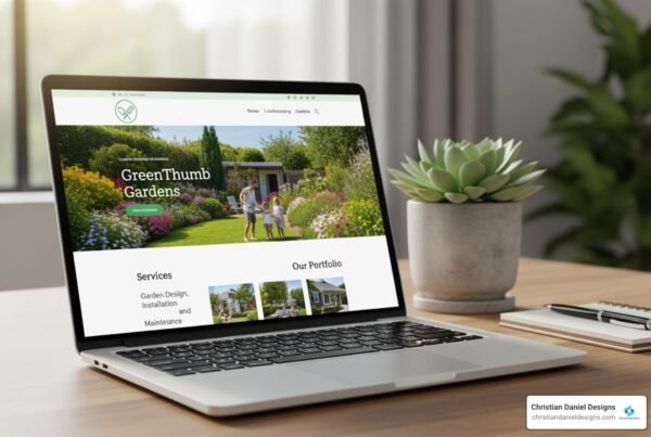 Custom website for small business