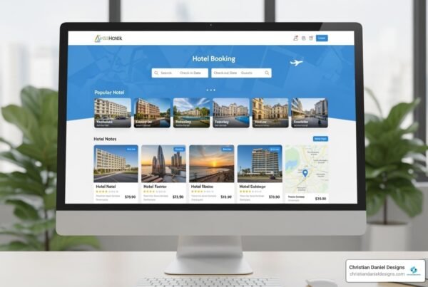Hotel booking website design