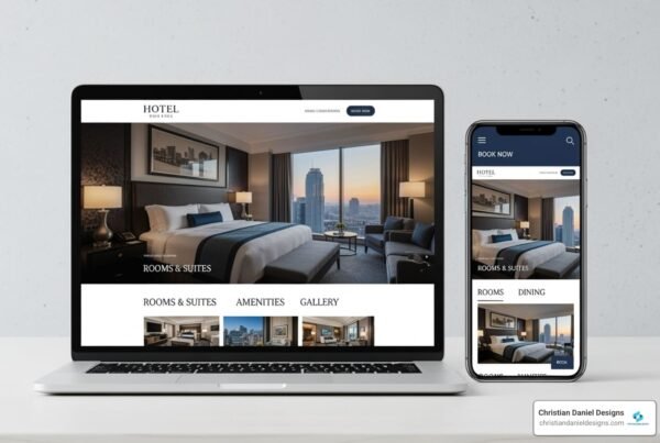 Hotel website development