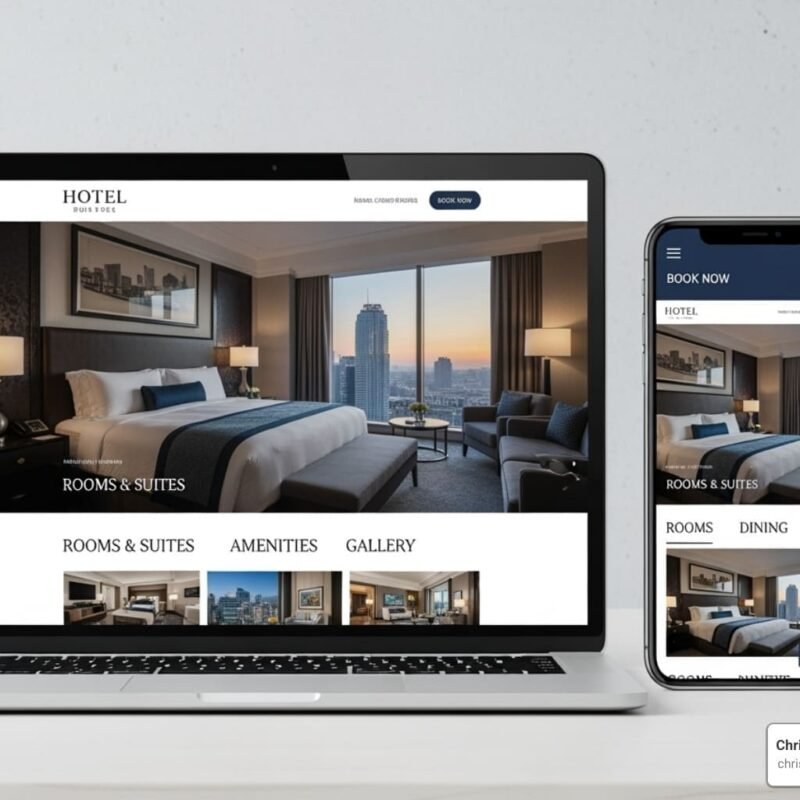 Hotel website development