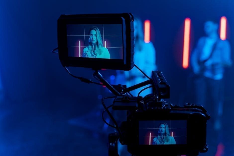NYC video editor filming music video with professional camera setup